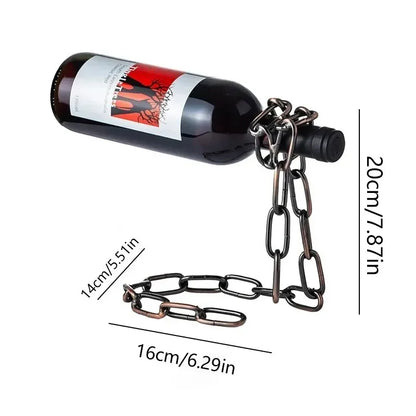 Floating Chain Wine Bottle Holder